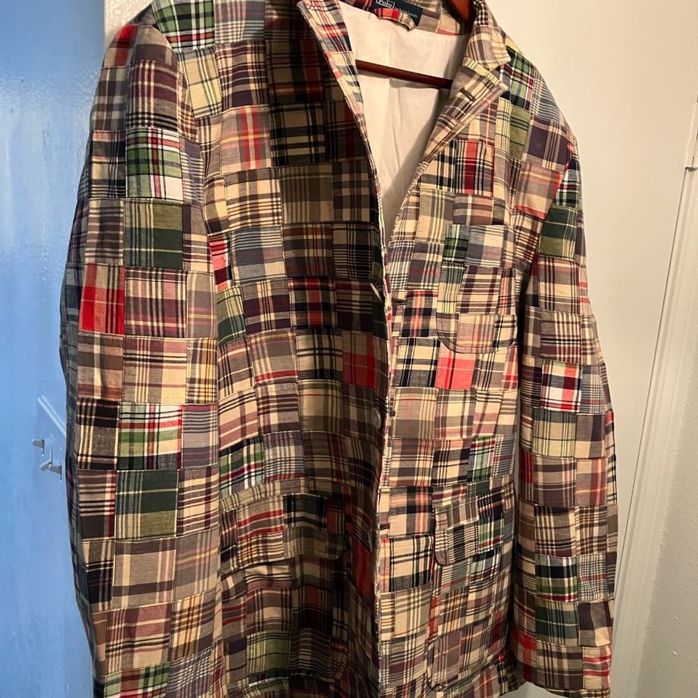Polo Ralph Lauren Men's Patchwork  Sport Coat